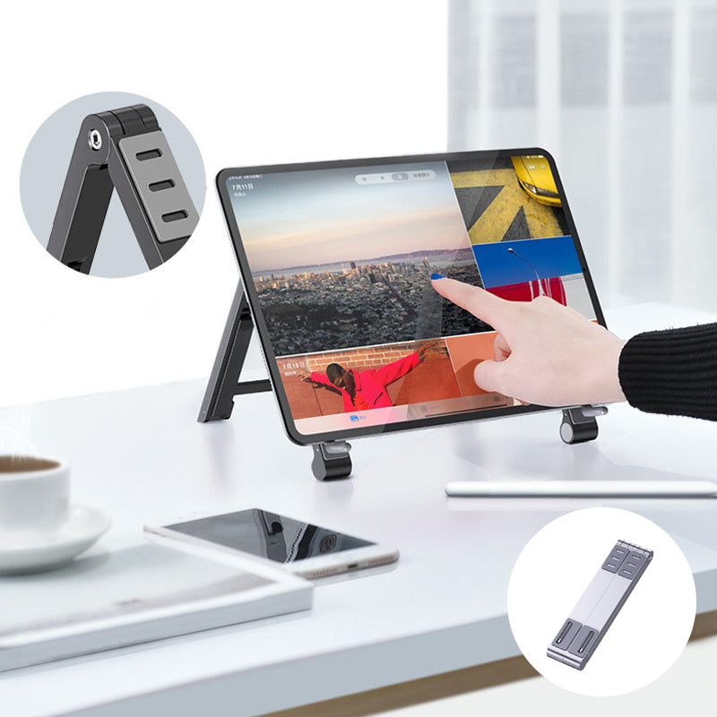 Tragbarer faltbarer Laptopständer aus Aluminium Zweitbild