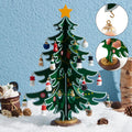 24-Tage-Countdown-Kalender mit Weihnachtsbaum, 24 Ornamenten