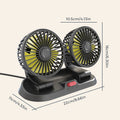 Doppelkopf-Auto-Umwälzventilator