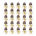 Mini-Jesus-Figuren mit dem Slogan "Jesus liebt dich"