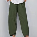 Freizeithose aus Baumwollleinen