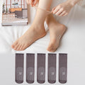 Unsichtbare, rutschfeste Socken aus Kristallseide