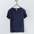 Rundhals-T-Shirt aus Bambusbaumwolle