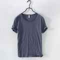 Rundhals-T-Shirt aus Bambusbaumwolle