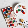 Neues Modell, einfarbiger Nagellackteller in 16 Farben