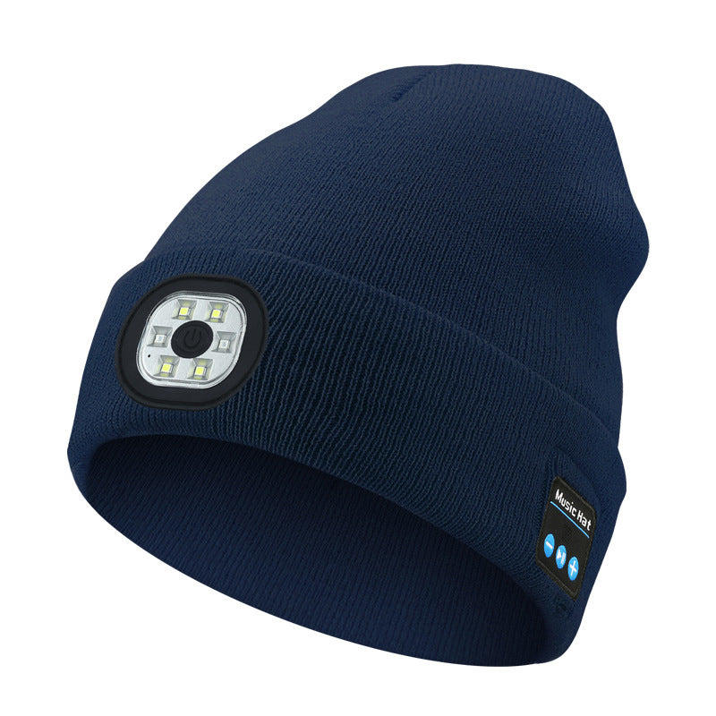 Bluetooth-Mütze mit LED-Licht und abnehmbaren Lautsprechern