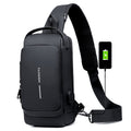 USB-Lade-Sport-Sling-Anti-Diebstahl-Umhängetasche