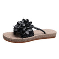 Strand-Flip-Flops mit Blumenmuster