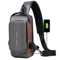 USB-Lade-Sport-Sling-Anti-Diebstahl-Umhängetasche