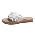 Strand-Flip-Flops mit Blumenmuster