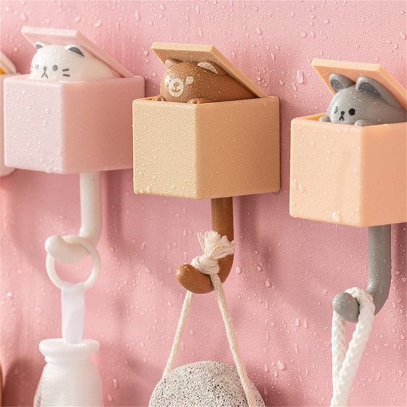 Niedliche Katzen-Schlüsselhaken-Wanddekoration Zweitbild